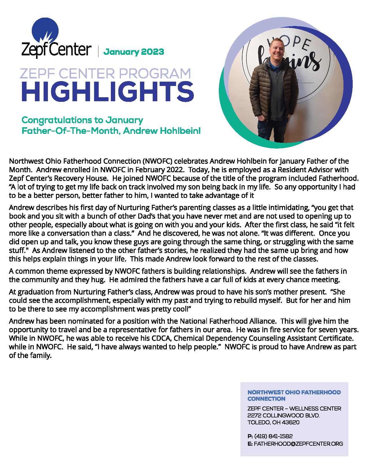 Fatherhood Connection - Zepf Center